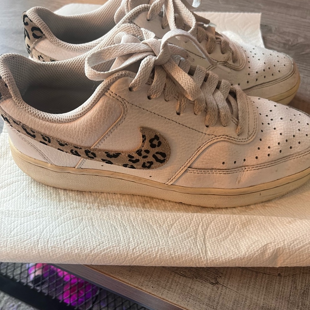 Nike Leopard Accent Sneakers